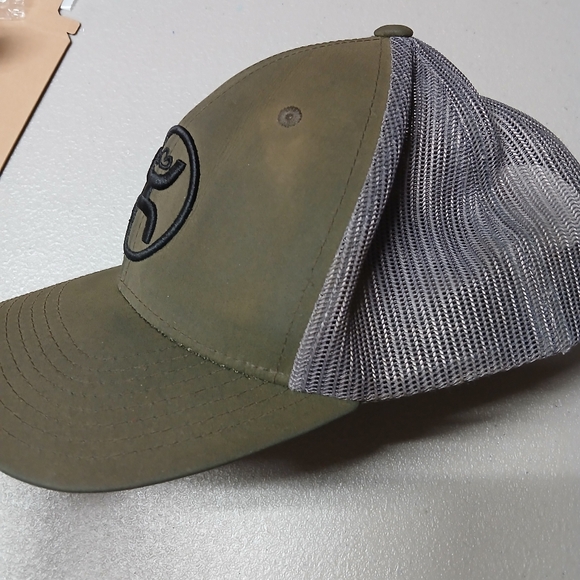 Get Your Hooey Camo Green Mesh Baseball Cap Trucker Hat RARE Adjustable Snapback - Picture 9 of 14